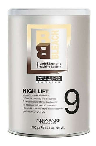  Polvo Decolorante Alfaparf 9 Tonos Bb Bleach + 2 Oxi X 1l