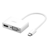 Adaptador Usbc-hdmi/vga Compatible Thunderbolt Usb3.1 C 