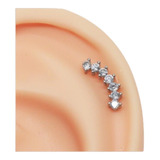Piercing Labret Cluster Constellation Folheado A Ouro
