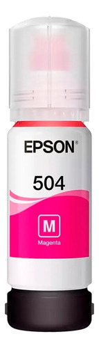 Botella Tinta Epson T504 L4150 L4160 L6161 L6171 Magenta