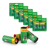 Pack 24 Tubos Cinta Atrapa Moscas Trampa Pegamento Insectos