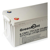 Bateria En Gel 12 Volts 250 Amps Green Point 6-cnfj-250