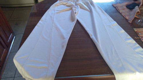 Pantalon Punto 1 Blanco Ancho T 2 Medium Marce