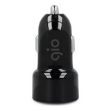 Cargador Para Auto Gio Carga Rapida Qc 3.0 Puerto Usb Negro