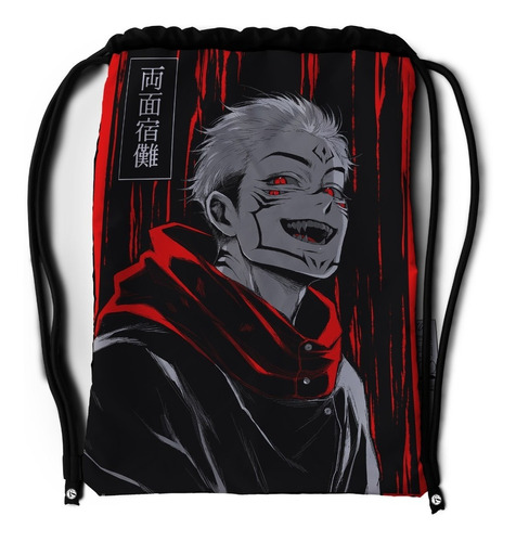 Tula Deportiva Impermeable Estampada Jujutsu Kaisen Sukuna