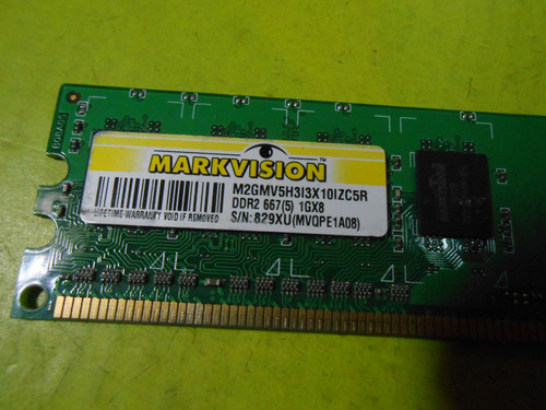 Memoria Markvision Ddr2 1gb 667mhz - M2gmv5h313x 
