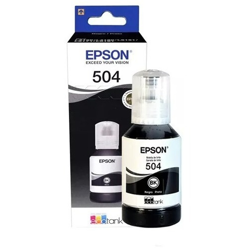 Tinta Epson T504120 Negra Ecotank Tinta Continua
