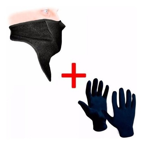 Kit 40 Mascaras Neopren Polar + Guantes Primera Piel - Sti