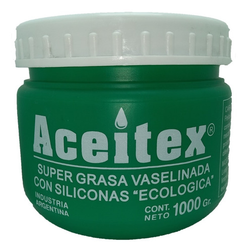 Super Grasa Vaselinada Con Siliconas Ecologica 1kg Aceitex