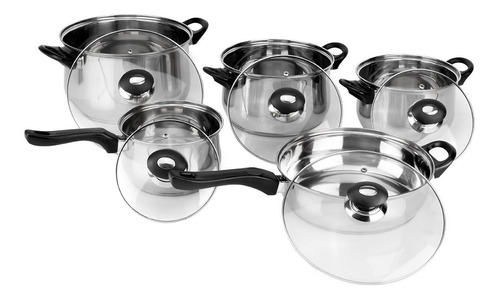 Batería Cocina Magefesa Acero Inoxidable Mod Family 10 Pzas