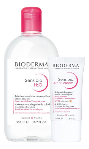 Bioderma Tratamiento Con Color Para Pieles Con Rojeces Limpieza + Sensibio Bb Cream