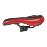 Asiento Bicicleta Montaña Mtb-200 Negro/rojo Broche Forza