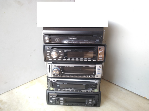 Lote 5 Auto Radio Toca Cd Pioneer Visteon Lenoxx Kenwood 