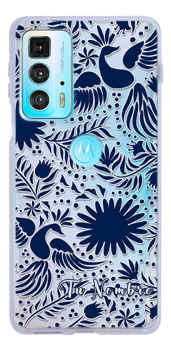 Funda Para Motorola Diseño Mexicano Tenango Flores Tu Nombre