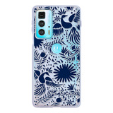 Funda Para Motorola Diseño Mexicano Tenango Flores Tu Nombre