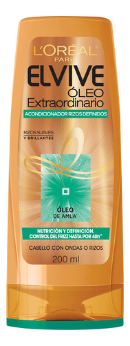 Acondicionador Nutrición Óleo Rizos Elvive L'oréal 200ml