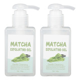 Gel Limpiador Exfoliante Matcha, 2 Unidades, 3.5 Oz, Hidrata