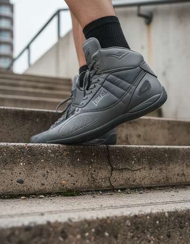 Tenis Everlast Punch 1 Gris Monocromo Para Box Y Entrenamiento El-9013 | Envío gratis