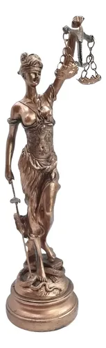 Estatua De La Justicia Themis 32cm Con Envió Gratis | Envío gratis