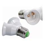 Soquete Bocal Adaptador Tipo Y Duplo Duas Lampadas E27 Cor Da Luz N/a 110v/220v (bivolt)