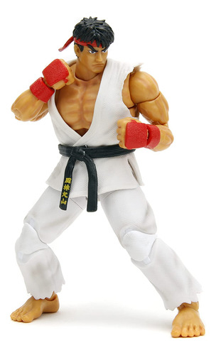 Street Fighter Ii - Figura De Acción Ryu De 6 Pulgadas, Ju.