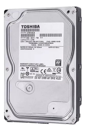 Disco Rigido Toshiba Dt01aca100 1tb