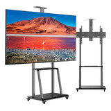 Soporte Televisor Móvil Con Ruedas Ajustable Base Tv Smart