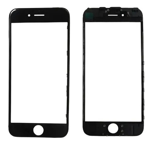 Vidrio Glass Compatible iPhone 6s Plus Con Marco Y Oca 