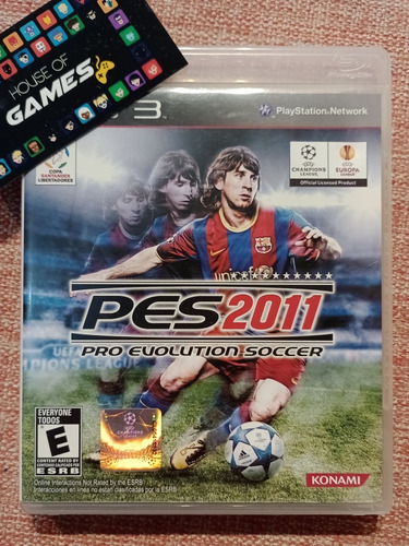 Pes 11 Pro Evolutivon Soccer 2011 Ps3 Mídia Física Usado 