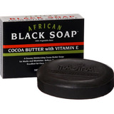 Madina Jabon Negro Africano Manteca De Cacao Con Vitamina E,