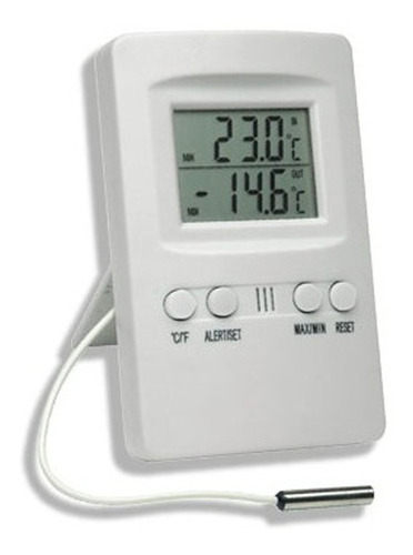 Termômetro Digital Com Sensor Externo E Alarme