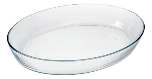 Assadeira Individual Marinex Oval De Vidro 1,6l