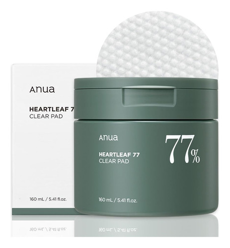 Anua Heartleaf 77% Toner Tonico Coreano Pad 70 Almohadillas