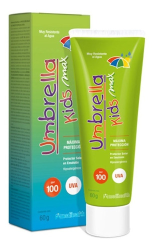 Umbrella Kids Max Wp Spf 100 X 60g. - mL a $1230