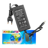 Fonte 12v 5a Bivolt- Preta 5 Amperes - Plug P4 Cftv 