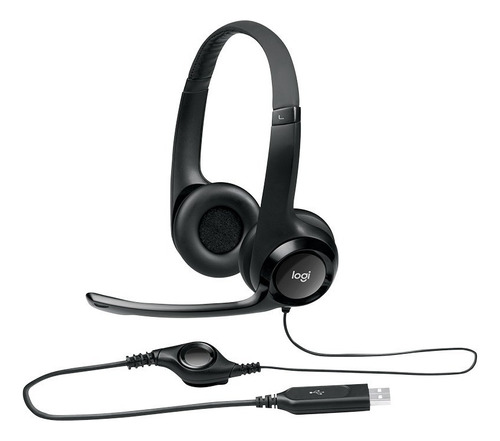 Kit 14 Unds Headset Logitech H390 Usb C/ Microfone Preto