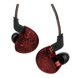 Fone De Ouvido In-ear Kz Zs10 Without Mic Vermelho