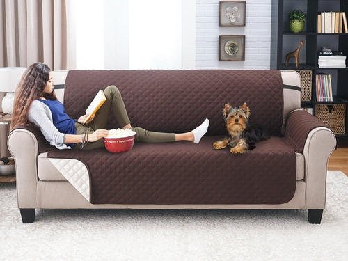 Forro Protector De Sofa Y Muebles Perros Y Moscotas 3puestos