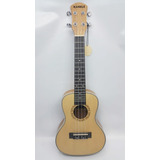 Ukelele Tenor Kt60 Kanele C/ Funda Cuerdas Aquila Spruce