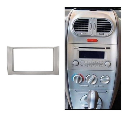 Marco Adaptador P/ Estereo Chery Face Doble Din Mrce002