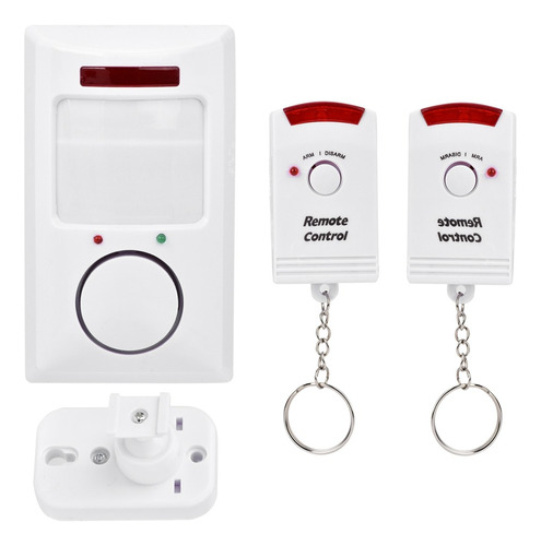 Alarma Sonora Con Sensor De Movimiento Control Remoto 105 Db