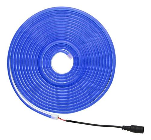 Cinta Neon Led Flexible - 5m - 12v -  Luz Azul Rey 