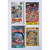 Lote 4 Manual Mario Rpg Donkey Kong Bomberman Snes Nintendo