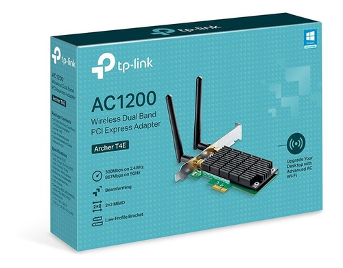 Adaptador Inalámbrico Pci Express Banda Dual Ac1200 Tp-link