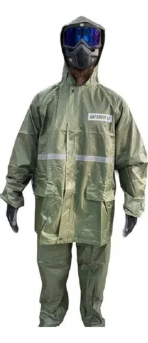 Traje De Agua Protección De Lluvia Impermeable Poncho 002