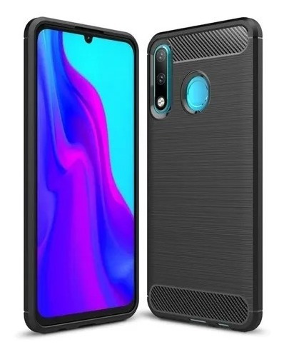 Funda Carbono Tpu Antigolpe Para Huawei P10 P20 P30 Lite