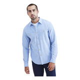 Camisa Hombre Work Regular Fit Celeste Dockers