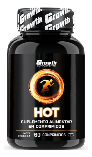  Termogênico Hot  Growth Supplements   Pote De 1ml 60 Un