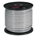 Cable Rígido 3/32' Acero 7x7 Recubierto Pvc, Carrete De 75 M