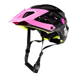 Casco Bicicleta Enduro Euphoria Black/pink // Kayu